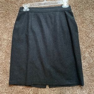 Fully Lined Wool Pencil Skirt